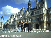 Yasushi Aoyama in Paris city hall